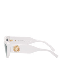 Versace White V Medusa Cat Eye Sunglasses