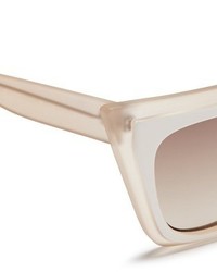 Self-Portrait X Le Specs Edition One Layered Acetate Cat Eye Mirror Sunglasses