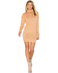 Reverse Cut It Out Sweater Dress In White
