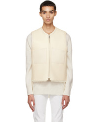 Our Legacy Off White Sheepskin Vest