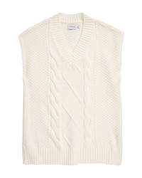 Topman Oversize Cable Knit Sweater Vest