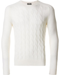 Barba Cable Knit Jumper