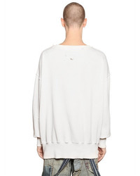 Faith Connexion Destroyed Cotton Sweatshirt