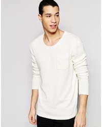 Selected Homme Scoop Neck Boucle Knitted Sweater