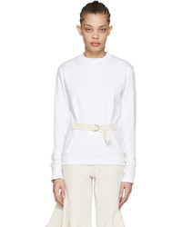 J.W.Anderson Jw Anderson White D Ring Pullover