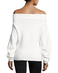 Opening Ceremony Off The Shoulder Wool Blend Sweater