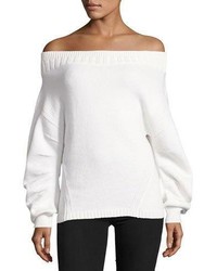 Opening Ceremony Off The Shoulder Wool Blend Sweater