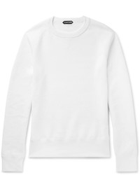 Tom Ford Slim Fit Cotton Blend Jersey Sweatshirt