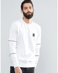 Religion Sweatshirt With Zip Detail