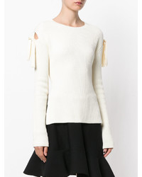 RED Valentino Tied Detail Ribbed Jumper