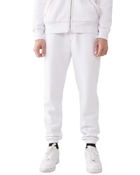 True Religion Brand Jeans Big T Cotton Blend Joggers In Optic White At Nordstrom