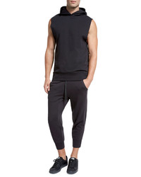 Vince Drop Rise French Terry Cropped Jogger Pants