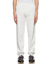 Sporty & Rich Grey Cotton Lounge Pants