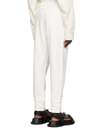 Jil Sander Off White Cotton Lounge Pants