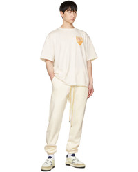 Rhude Off White Embroidered Lounge Pants
