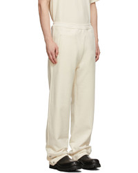 Mr. Saturday Off White French Terry Lounge Pants