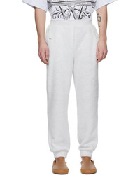 We11done Off White Hairy Zurry Jogger Sweatpants