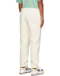 Polo Ralph Lauren Off White High Pile Lounge Pants