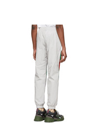 Gucci Off White Intarsia Web Lounge Pants