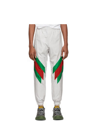 Gucci Off White Intarsia Web Lounge Pants