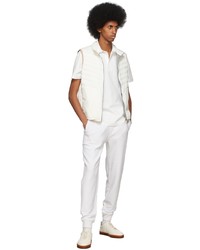 Brunello Cucinelli Off White Techno Cotton Lounge Pants