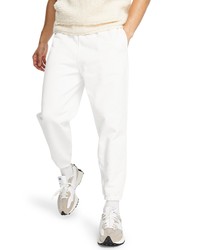 ASOS DESIGN Oversize Cotton Joggers In White At Nordstrom