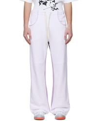 TheOpen Product White Contrast Lounge Pants