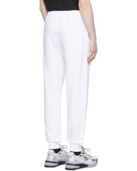 Helmut Lang White Cotton Lounge Pants