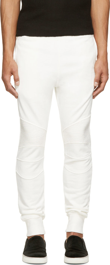 balmain biker sweatpants