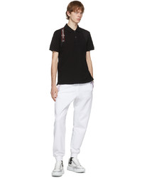 Alexander McQueen White French Terry Logo Lounge Pants