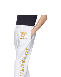 Versace White Medusa Lounge Pants