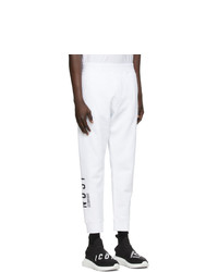 DSQUARED2 White Ski Fit Icon Lounge Pants