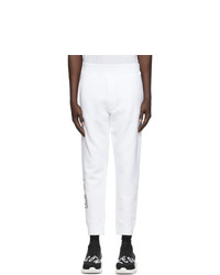 DSQUARED2 White Ski Fit Icon Lounge Pants