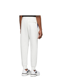 Prada White Techno Jersey Lounge Pants