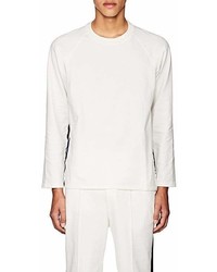 Barena Venezia Velvet Striped Cotton Terry Sweatshirt