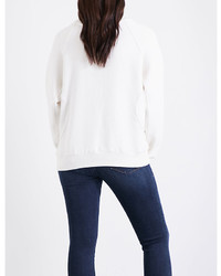 Good American Boxy Fit Cotton Jersey Sweatshirt