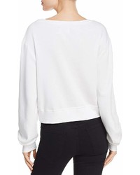Pam & Gela Crossover Cropped Sweatshirt