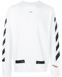 Autonomi Tragisk Grav Off-White Diagonals Sweatshirt, $459 | farfetch.com | Lookastic
