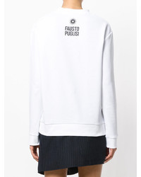 Fausto Puglisi Front Printed Sweatshirt