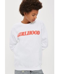 Topshop Girlhood Motif Sweatshirt