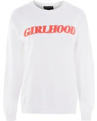 Topshop Girlhood Motif Sweatshirt