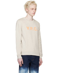 A.P.C. Gray Vpc H Sweatshirt