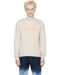 A.P.C. Gray Vpc H Sweatshirt