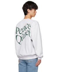 Museum of Peace & Quiet Gray Warped Sweatshirt