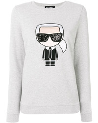Karl Lagerfeld Iconic Karl Print Sweatshirt