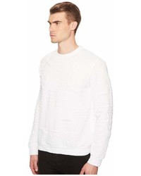 Versace Jeans Logo Textured Sweatshirt Sweatshirt