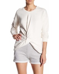 Sincerely Jules Knot Front Cotton Sweatshirt