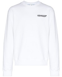 Off-White Logo Print Crew Neck Sweatshirt