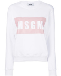 MSGM Logo Print Sweatshirt