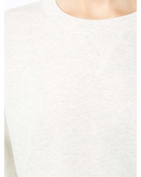 Derek Lam 10 Crosby Long Sleeve Sweatshirt With Shirting Tie Detail